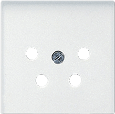 Jung A561NTFWW - inzetplaat kpn contactdoos alpin wit