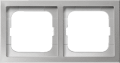 Busch Jaeger 2CKA001754A4318 - afdekraam 2-voudig 1722-866k pure stainless steel