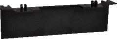 Tehalit SL20080A9011 - plint passtuk tbv outlet zwart