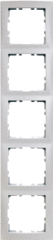 Berker 10159909 - afdekraam 5-voudig polar wit mat s1