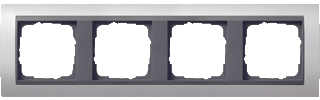 Gira 021406 - afdekraam 4-v ant/alu ev