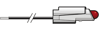 Niko 170-37623 - lichteenheid led 230v rood