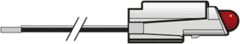 Niko 170-37623 - lichteenheid led 230v rood