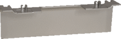 Tehalit SL20080AD1 - plint passtuk tbv outlet aluminium