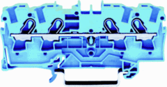 Wago 2004-1404 - 20041404 - 4-dr-fm-klem blauw