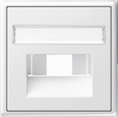 Gira 028427 - Systeem 55 outlet-component tekstkader zwm