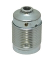 Metaal fitting e27 chroom draadmantel 605200
