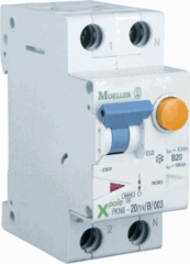 Eaton 236667 - aardlekautomaat 20a 30ma 1p+n pkn6-20/1n/b/003