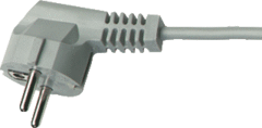 Hk Electric 517400040 - aansluitsnoer 3x1,50 grijs 5mtr