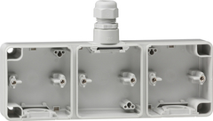 Gira 007335 - bodemdeel 3-voudig 1xm20 waterdicht