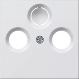 Gira 086903 - inzetplaat 2x coax+sat zwg 55