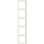 Busch Jaeger 2CKA001754A4418 - afdekraam 5-voudig 1725-884k mat wit future