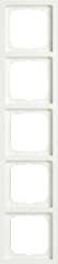 Busch Jaeger 2CKA001754A4418 - afdekraam 5-voudig 1725-884k mat wit future