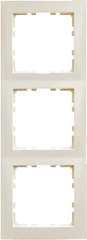 Berker 10138982 - afdekraam 3-voudig creme wit glanzend s1