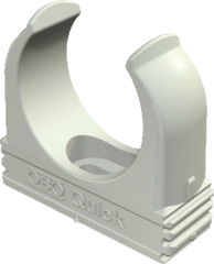 OBO 2149016 - quickzadel m25 grijs doos 100 stuks