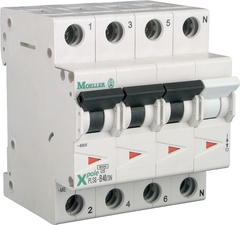 Eaton 242992 - kracht automaat 16amp 3p+n b-kar snel pls6-b16/3n-mw (6ka)