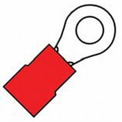 Klemko 100350 - Perskabschn ring kabelschoen a1565r 1,5 ds100