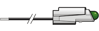 Niko 170-37823 - lichteenheid led 230v groen