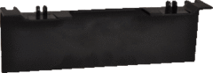 Tehalit SL20115A9011 - plint passtuk tbv outlet zwart