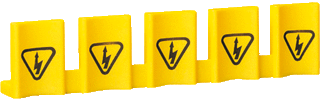 Hager KZ059 - afschermkapje set 5 stuks