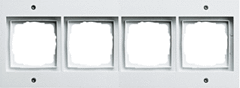 Gira 021466 - afdekraam 4-v wit tx44
