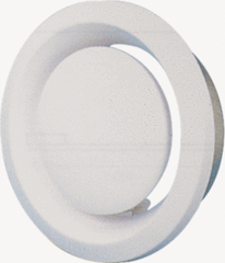 Soler & Palau 5416402500 - ventiel wit rond125 staal
