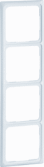 Peha 00240411 - afdekraam 4-voudig levend wit 80.574.02 standard inline
