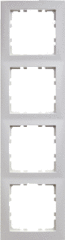 Berker 10148989 - afdekraam 4-voudig polar wit glanzend s1