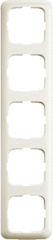 Busch Jaeger 2CKA001725A0654 - afdekraam 5-voudig 2515-212 inbouw si creme