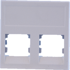 OCS 16.70.011 - 2422422 - inzetplaat sb 2x modulair jack 15 x 19,6