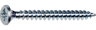 Proftec 5203.01.25601 - spaanplaatschroef verzinkt 4.0x40 doos 200 stuks