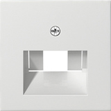 Gira 027003 - inzetplaat 1/2xmj rj45/rj11 uae zwg 55