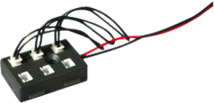 Klemko 860810 - CON CAB 6V-2M Connectorkabel 6polig. Kabellengte 2mtr