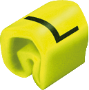 Weidmuller 0252611679 - kabelcodering clic1-3 letter U zak 200 stuks