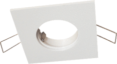 Klemko 876544 - verona inbouw verloopring 80x80mm led-ia-1vrh-w (wit)