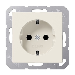 Jung A1520N - wcd randaarde 1 voudig creme wit as500