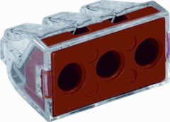 Wago 773-173 - lasklem transparant 3x6mm2 doos 50 stuks