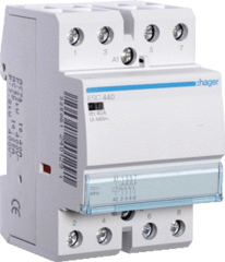 Hager ESC440 - magneetschakelaar 40a 4-maak 230v
