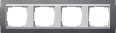 Gira 021481 - afdekraam 4-v alum/antr ev