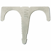 JMV 100904 - Inslagbeugel dubbel 16/20mm blank doos 250 stuks