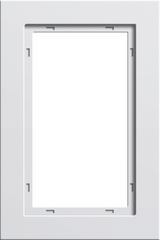 Gira 100122 - 4845426 afdekraam 1,5voudig zwm e2