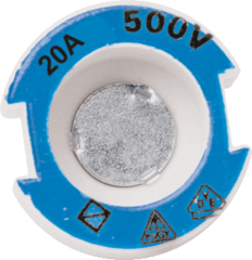 Hager LE27P20 - passchroef blauw 20A