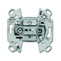 Busch Jaeger 2CKA000230A0250 - 0230-0-0250 -einddoos coax sternet inbouw - 0230-101 - (basiselement)