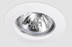 Arkoslight 0037-01-01-W - inbouwspot vast 79mm 12/230 Volt kleur mat wit (gatmaat 64mm excl lamp)