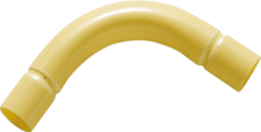 Pipelife Bocht PVC 3/4 - 1196900863 - pvc bocht 3/4 creme prijs per stuk