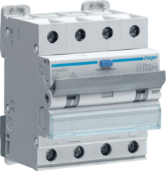 Hager AFM470G - haco 4-polig 20a c-kar. 300ma