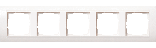 Gira 0215803 - afdekraam 5-v zwg/zwg ev