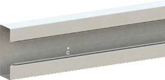 Wandgoot 170mm zuiver wit RAL9010