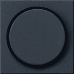 Gira 0650005 - inzetplaat+knop dimmer zwart mat