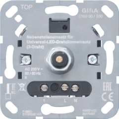 Gira 238900 - S3000 draai neveneenheid 3-draads Basiselement